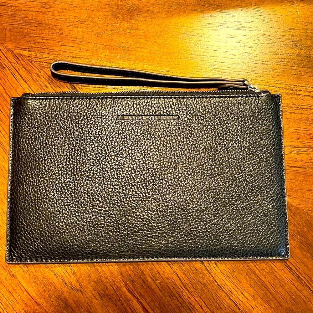 Aimee Kestenberg black wristlet bag. Like new condition.